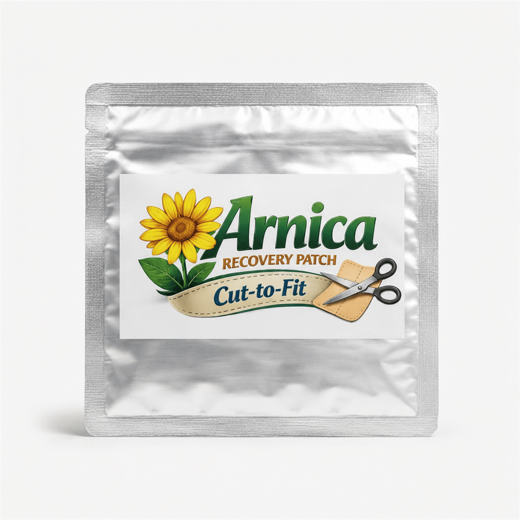 Arnica Recovery Patch – 1 Pack | Natural Drug-Free Muscle & Joint Relief - Arnica Recovery Patch