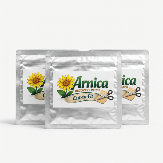 Arnica Recovery Patch – 3 Pack | Natural Post-Workout & Joint Relief - Arnica Recovery Patch